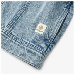 Outlet Wheat Collaboration x Pernille Teisbæk - Veste Denim Vive Coton Bio | Bleu