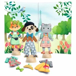 Clearance Djeco Collage Bonjour Paris Multicolore