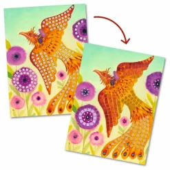 Discount Djeco Collage Créatures légendaires Multicolore