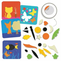 Djeco Collage en feutrine Douce nature Multicolore Sale