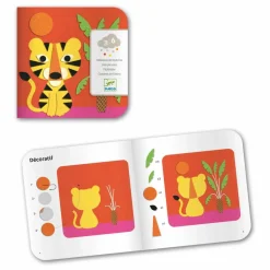 Djeco Collage en feutrine Douce nature Multicolore Sale