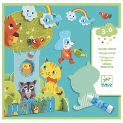 Djeco Collages des petits Copains au jardin