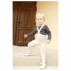 Hot Silly Silas Collants à Bretelles Coton Bio | Ecru