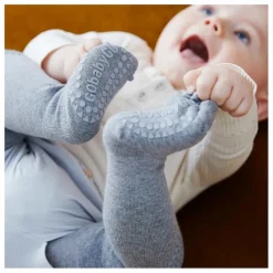 GOBABYGO Collants Anti-Dérapants | Gris Best