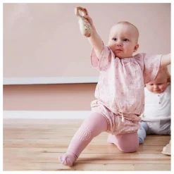 Discount GOBABYGO Collants Antidérapants Genoux et Pieds | Rose