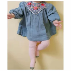 Clearance Louise Misha Collants Chukata Coton | Rose poudré