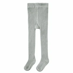 Outlet Quincy Mae Collants Côtelés Coton Bio | Bleu gris