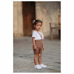 Sale Silly Silas Collants Shorty Coton Bio | Marron