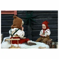 Sale Silly Silas Collants Xmas Coton Bio | Olive