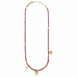 Anni Lu Collier Maroon Harmony | Rouge Best