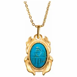 Alhaja Collier Nefer | Bleu turquoise Online