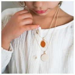 Grech & Co Colliers émail | Beige Best