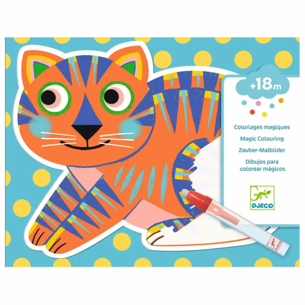 Djeco Coloriage à l'eau Animalo-Ma Multicolore Discount