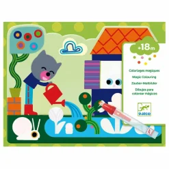 Djeco Coloriage à l'eau Caché dans le jardin