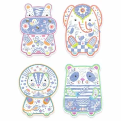 Djeco Coloriage Animaux sauvages