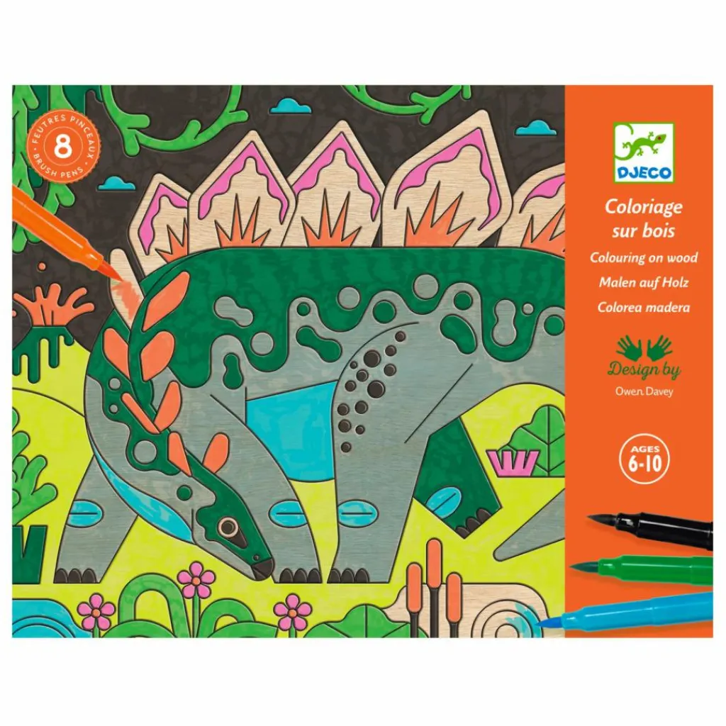 Djeco Coloriage Dino world