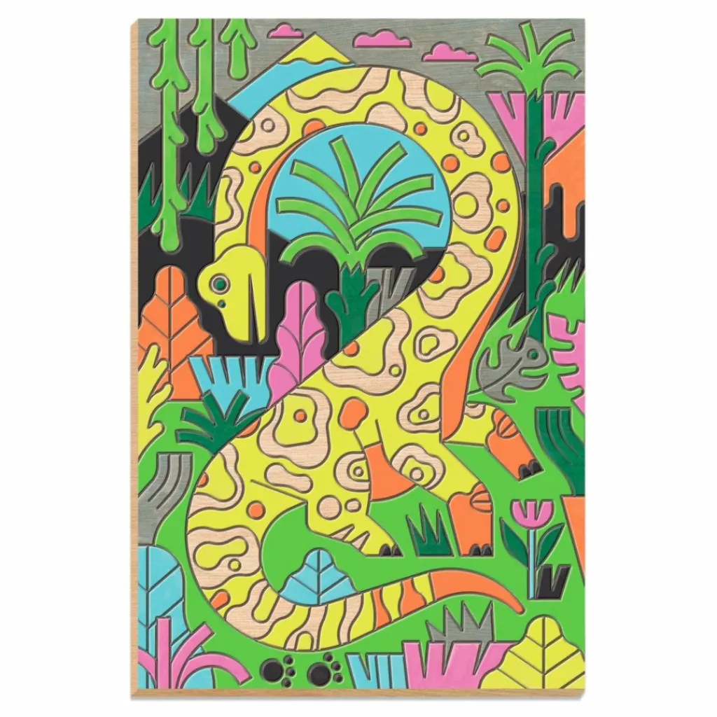 Djeco Coloriage Dino world