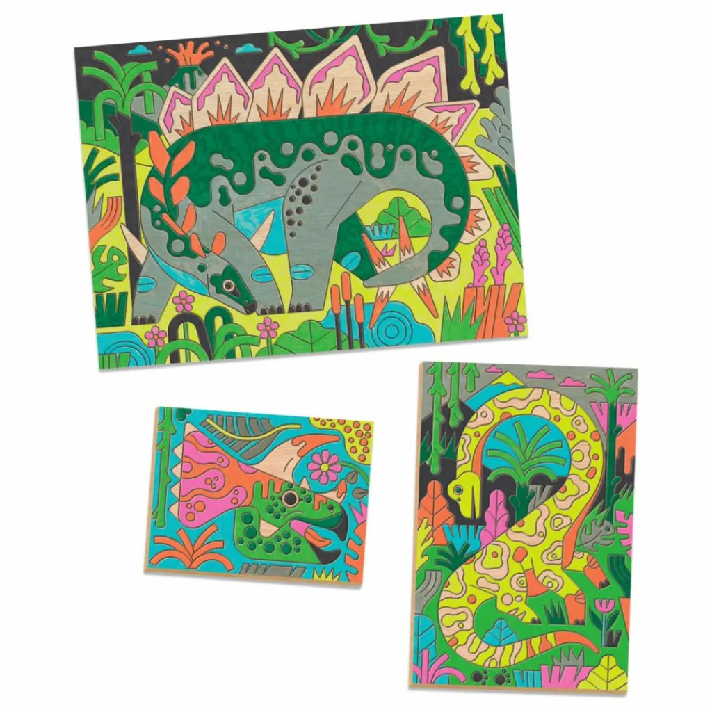 Djeco Coloriage Dino world