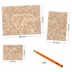 Djeco Coloriage Dino world