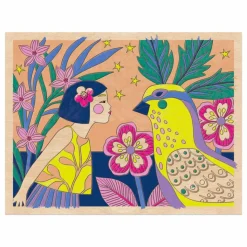 Sale Djeco Coloriage Sweet girls Multicolore