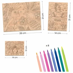 Sale Djeco Coloriage Sweet girls Multicolore