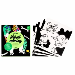 Omy Coloriage velours - Dino | Vert