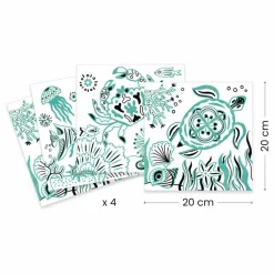 Discount Djeco Coloriages Sous la Mer Multicolore