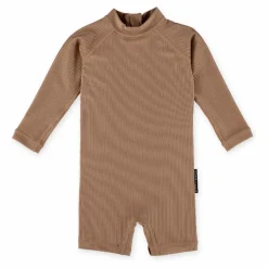 Beach & Bandits Combinaison Anti-UV Côtelée | Marron Best