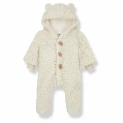 1+ in the family Combinaison Capuche Façon Fourrure Coton Laine Liam | Ecru Sale