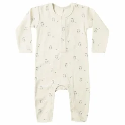 Quincy Mae Combinaison Côtelée Hiboux Coton Bio |