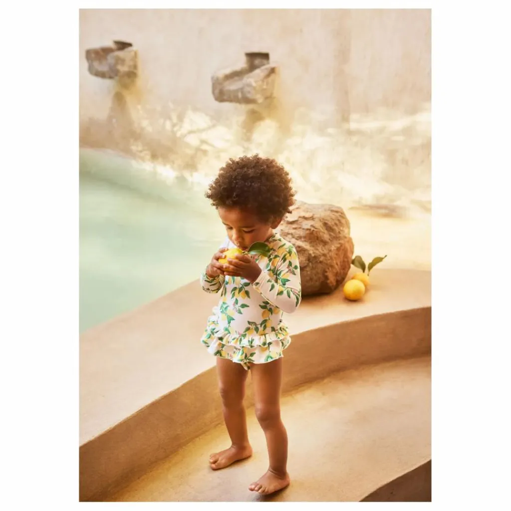 Molo Combinaison de Bain Narice Citrons Fibres Recyclées |