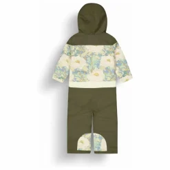 Picture Combinaison de Ski Snowy Fleurie Fibres Recyclées | Vert kaki Hot