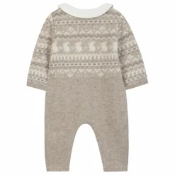 Tartine et Chocolat Combinaison Jacquard Cachemire | Grège Best