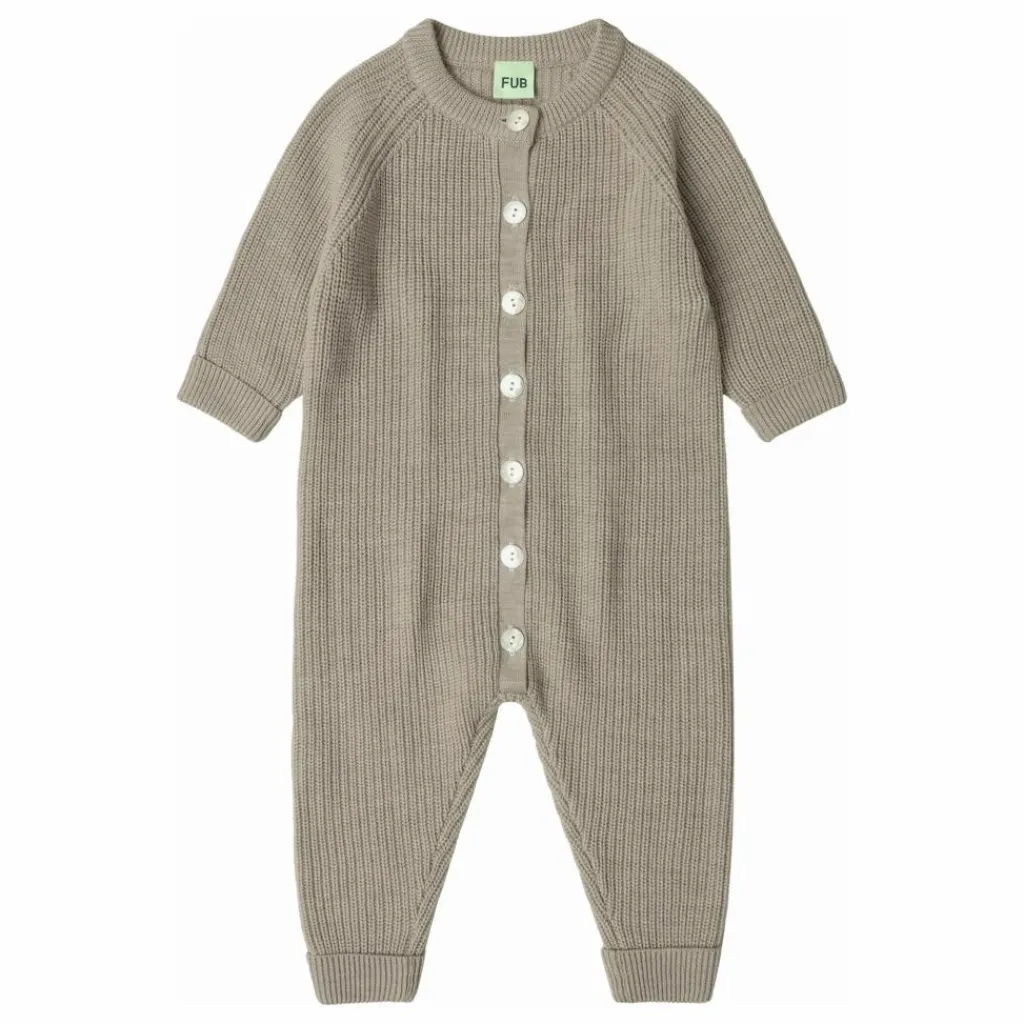 FUB Combinaison Laine de Mérinos | Beige chiné Online