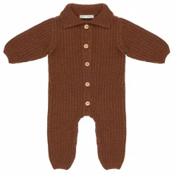 Outlet the new society Combinaison Onesie Matières Recyclées | Marron