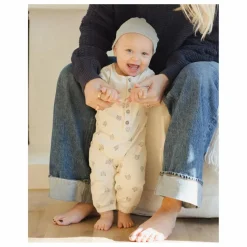 Sale Quincy Mae Combinaison Ours Coton Bio | Ecru