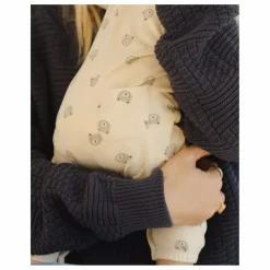 Sale Quincy Mae Combinaison Ours Coton Bio | Ecru