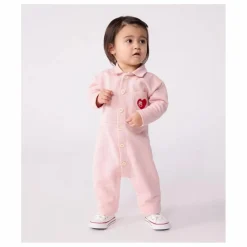 Petit Bateau Combinaison Pompiste Cœur Coton Bio |