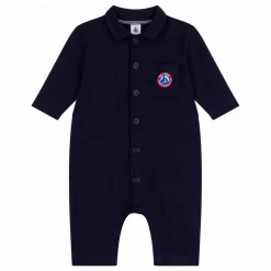 Sale Petit Bateau Combinaison Pompiste Jersey Coton Bio | Bleu nuit