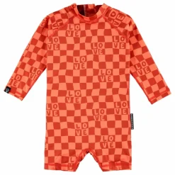 Beach & Bandits Combishort Anti-UV Checkered Love Fibres Recyclées |