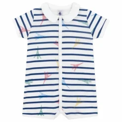 Petit Bateau Combishort Baris Coton Bio | Bleu marine