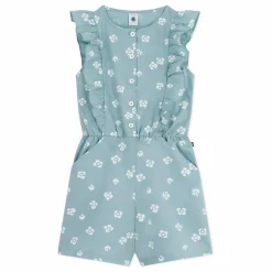 Enfant Petit Bateau Combishort Boncapa Popeline Coton Bio |