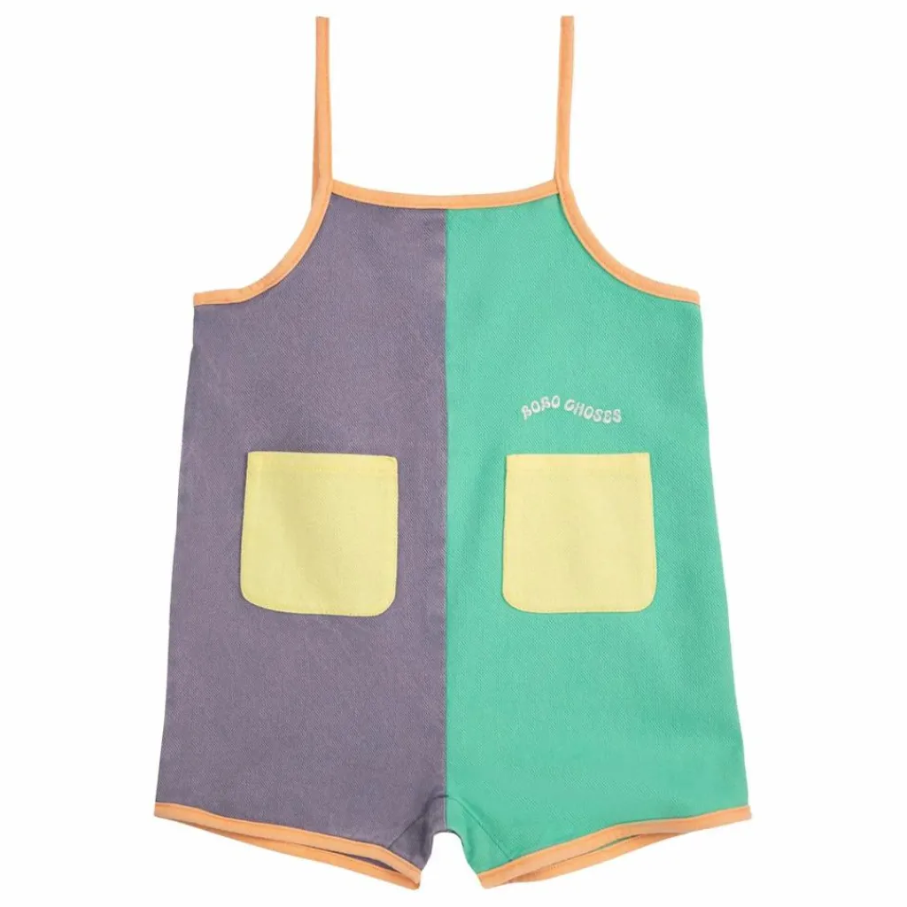 Bobo Choses Combinaisons Et Bodies|Bodies, Combinaisons|Combishort Colorblock Fibres Recyclées |