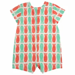 Bobo Choses Combishort Poisson Coton Bio | Rouge