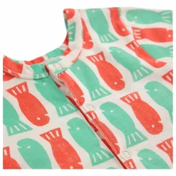 Bobo Choses Combishort Poisson Coton Bio | Rouge
