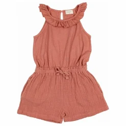 Enfant Búho Combishort Unie Lin |