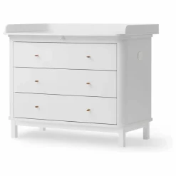 Online Oliver Furniture Commode à langer Wood 3 tiroirs | Blanc