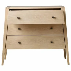 Sale Leander Commode 3 tiroirs Linea | Chêne