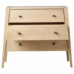 Sale Leander Commode 3 tiroirs Linea | Chêne