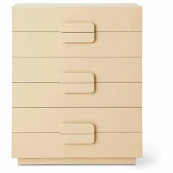 HKliving Meubles De Rangement|Commode 4 tiroirs Spacious |